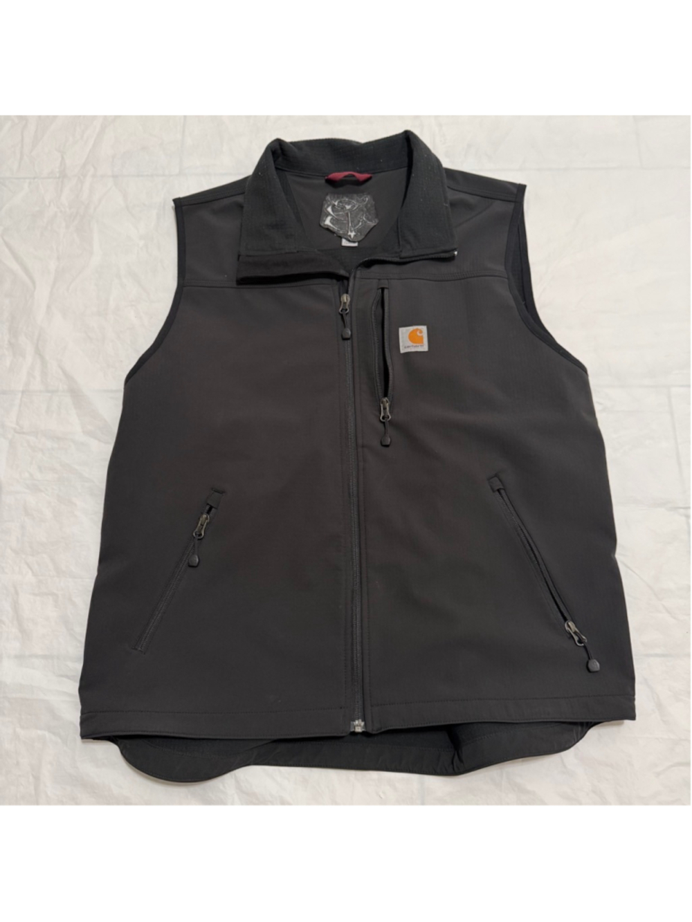 Carhartt Men’s Crowley Softshell Vest Black Size Large